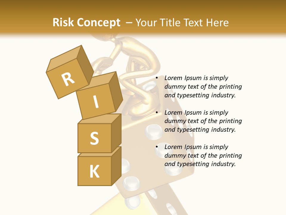 Risk Conceptual Render PowerPoint Template