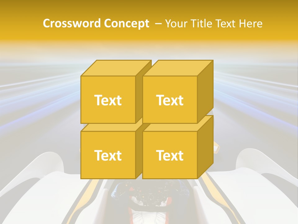 A Car Driving Down A Road With A Sky Background PowerPoint Template