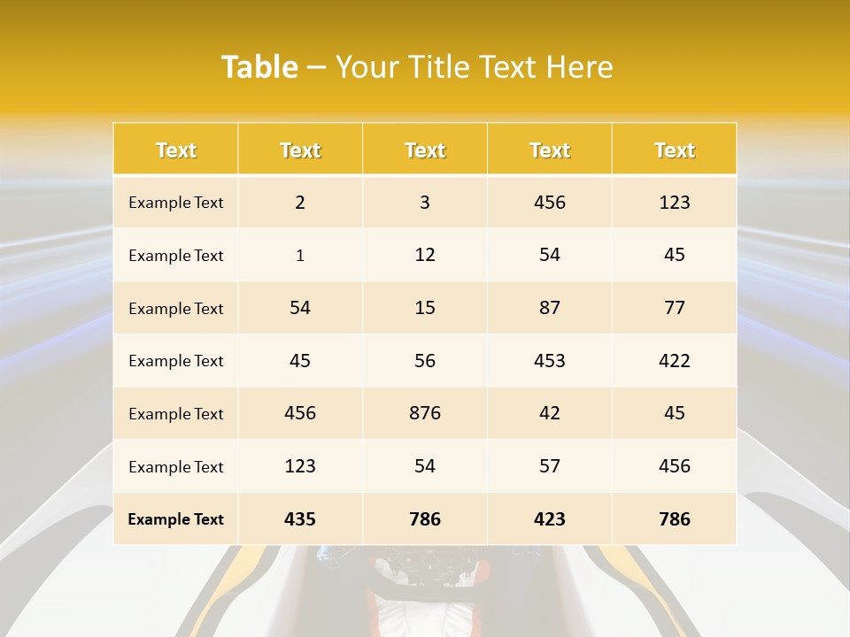 A Car Driving Down A Road With A Sky Background PowerPoint Template