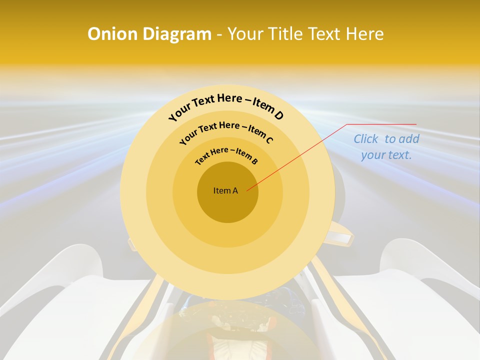 A Car Driving Down A Road With A Sky Background PowerPoint Template