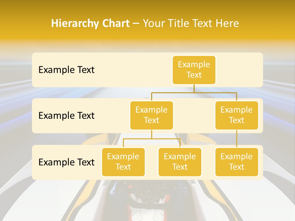 A Car Driving Down A Road With A Sky Background PowerPoint Template