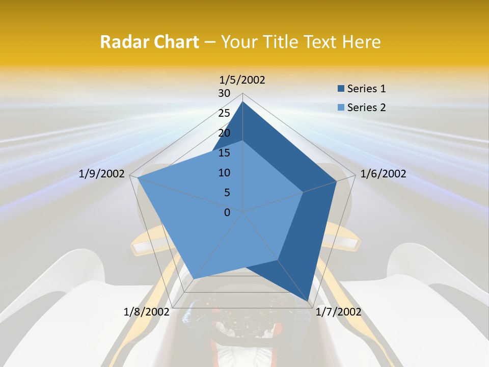 A Car Driving Down A Road With A Sky Background PowerPoint Template