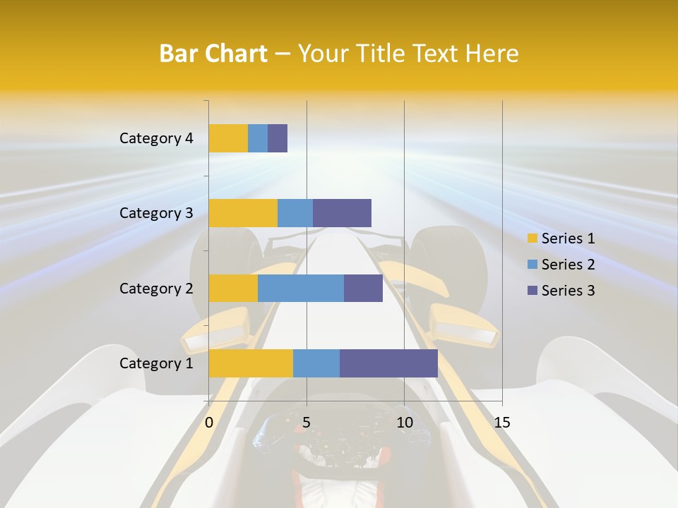 A Car Driving Down A Road With A Sky Background PowerPoint Template