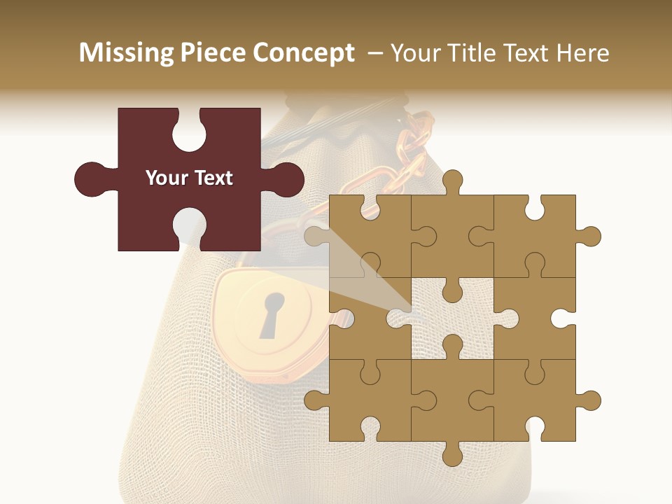 Key Chain Banking PowerPoint Template