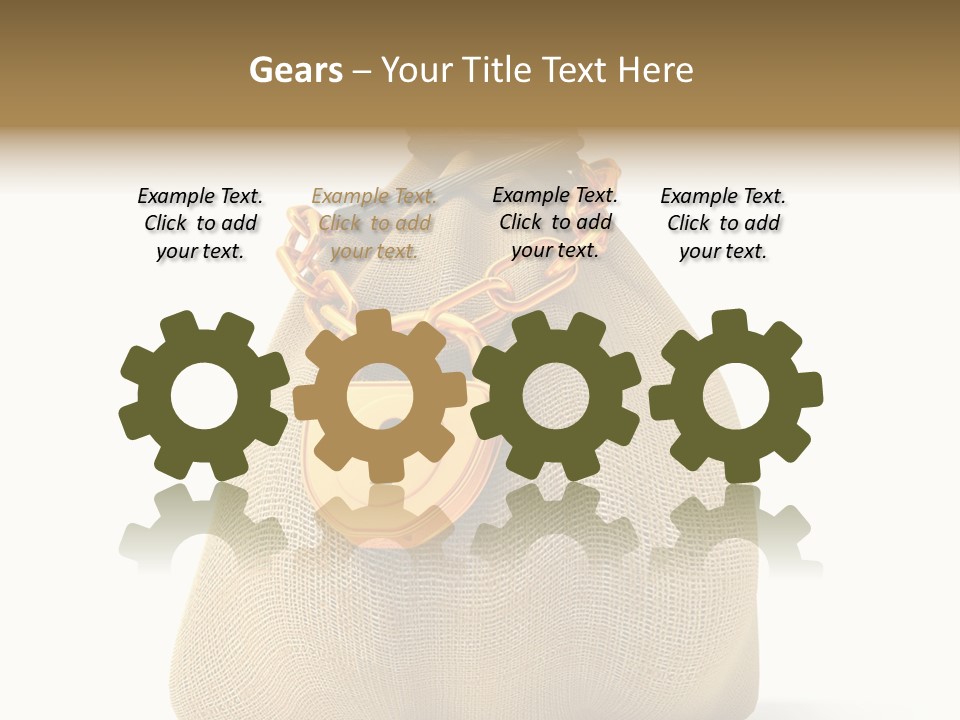 Key Chain Banking PowerPoint Template