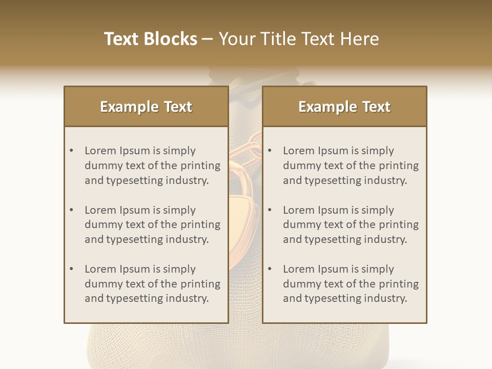 Key Chain Banking PowerPoint Template
