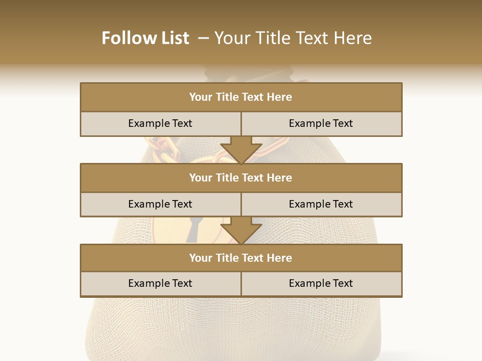 Key Chain Banking PowerPoint Template