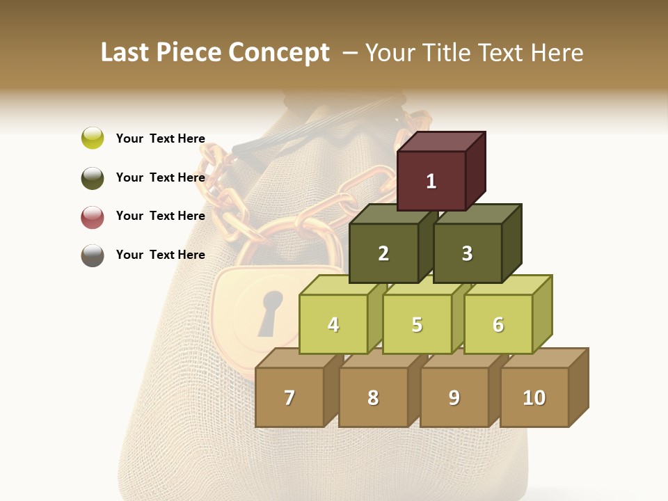 Key Chain Banking PowerPoint Template