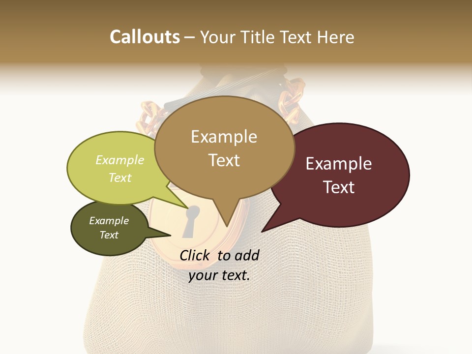 Key Chain Banking PowerPoint Template