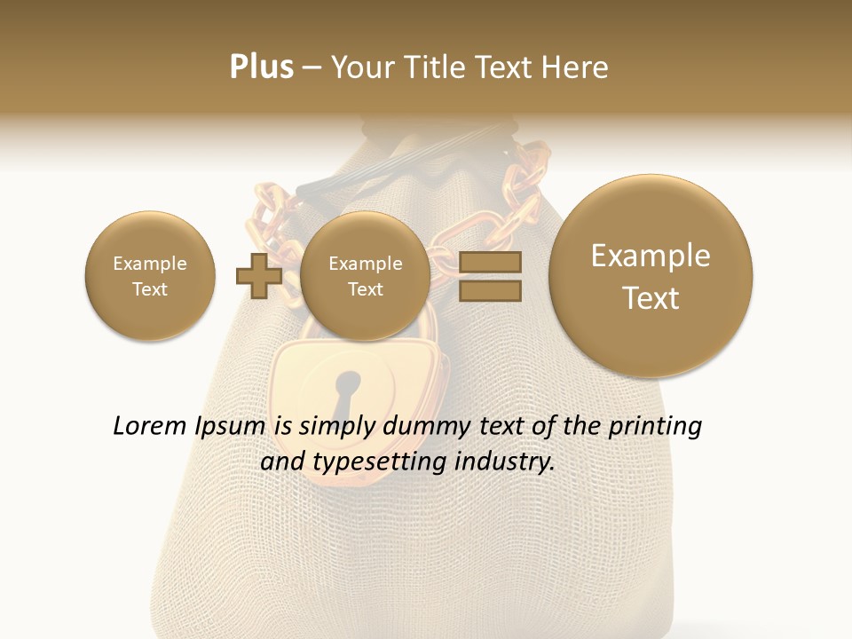 Key Chain Banking PowerPoint Template