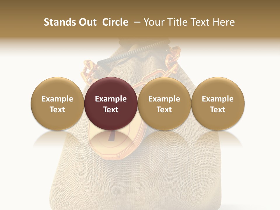 Key Chain Banking PowerPoint Template