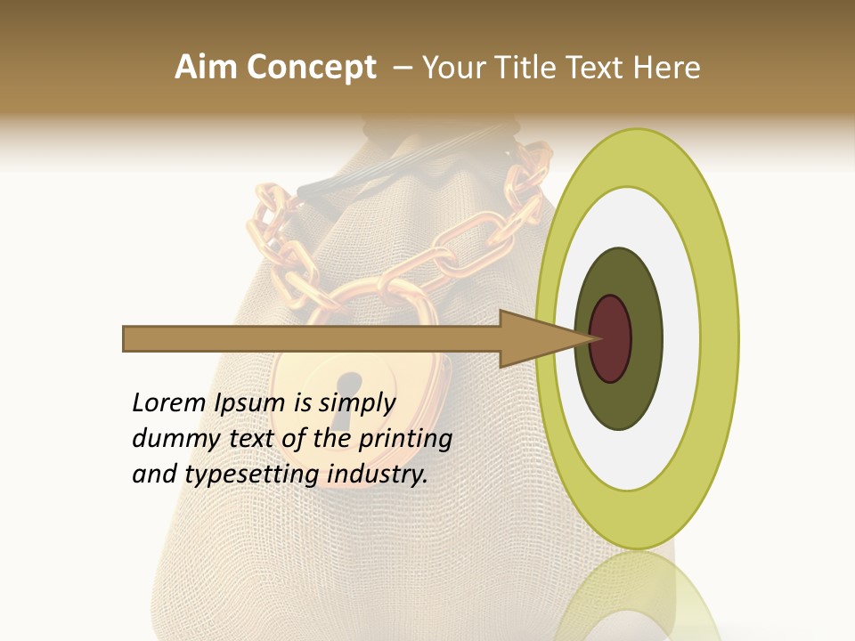 Key Chain Banking PowerPoint Template