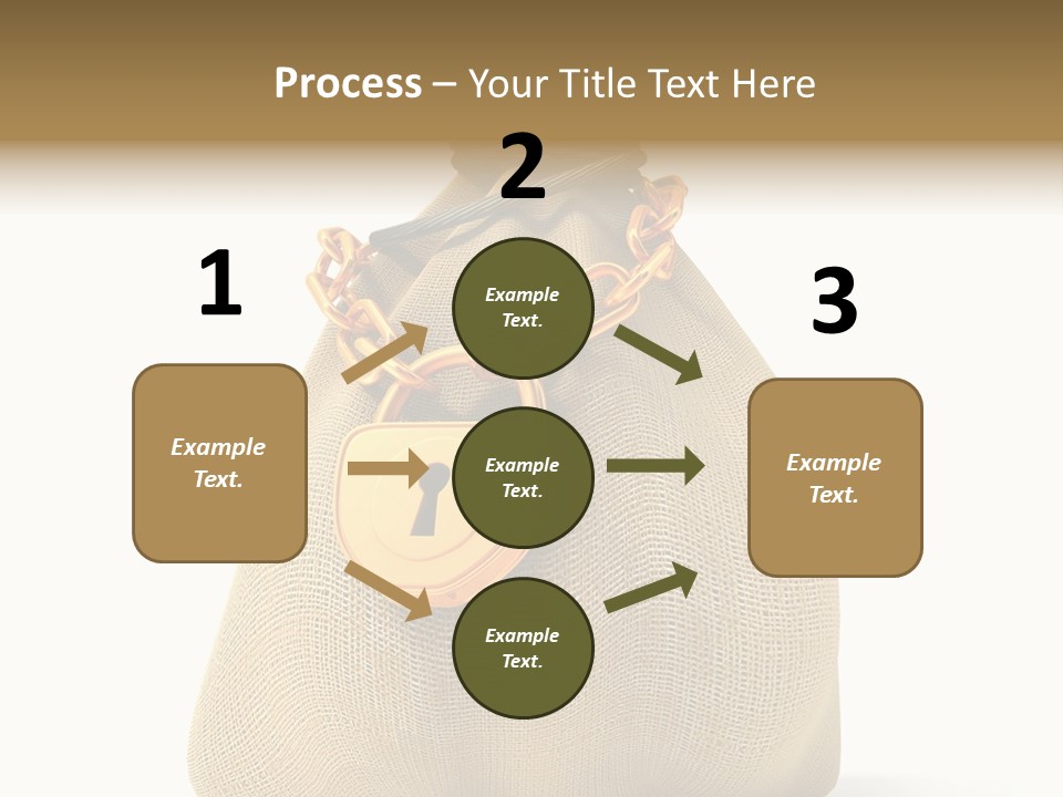 Key Chain Banking PowerPoint Template