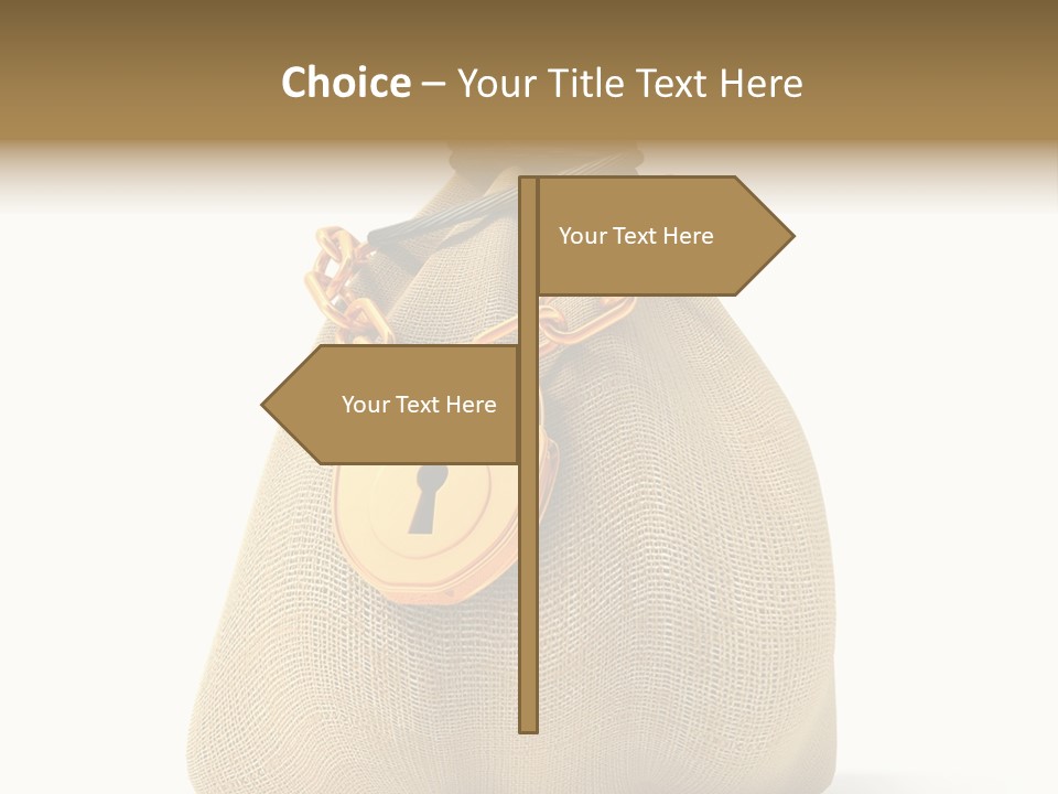 Key Chain Banking PowerPoint Template