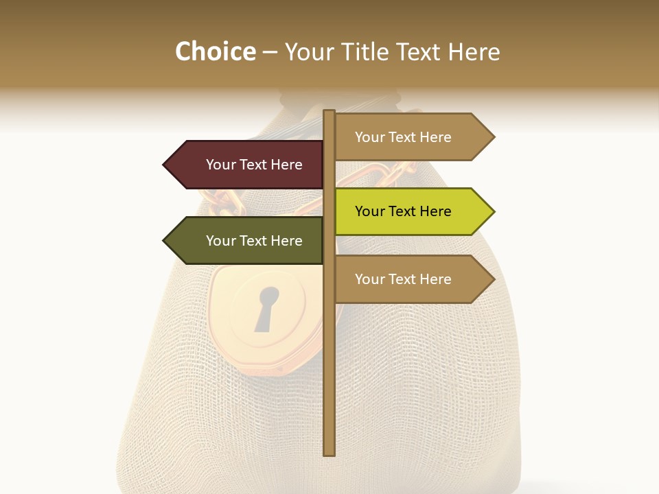 Key Chain Banking PowerPoint Template
