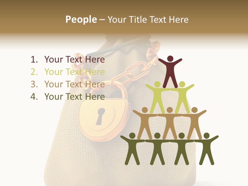 Key Chain Banking PowerPoint Template