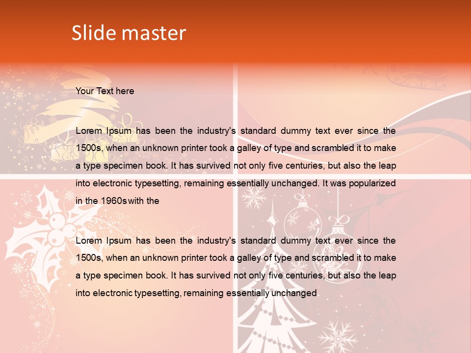 Texture Drawing Illustration PowerPoint Template