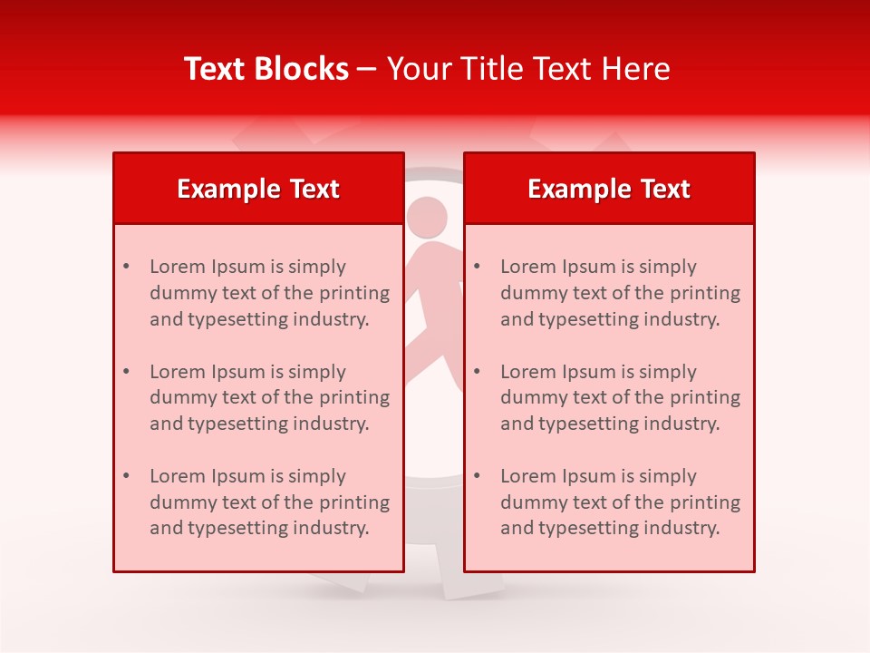 A Man Running Through A Gear Wheel With The Word Name Of Presentation On It PowerPoint Template