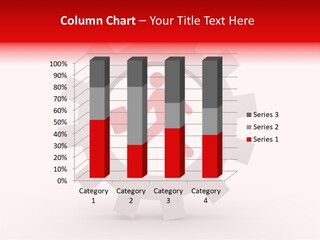 A Man Running Through A Gear Wheel With The Word Name Of Presentation On It PowerPoint Template