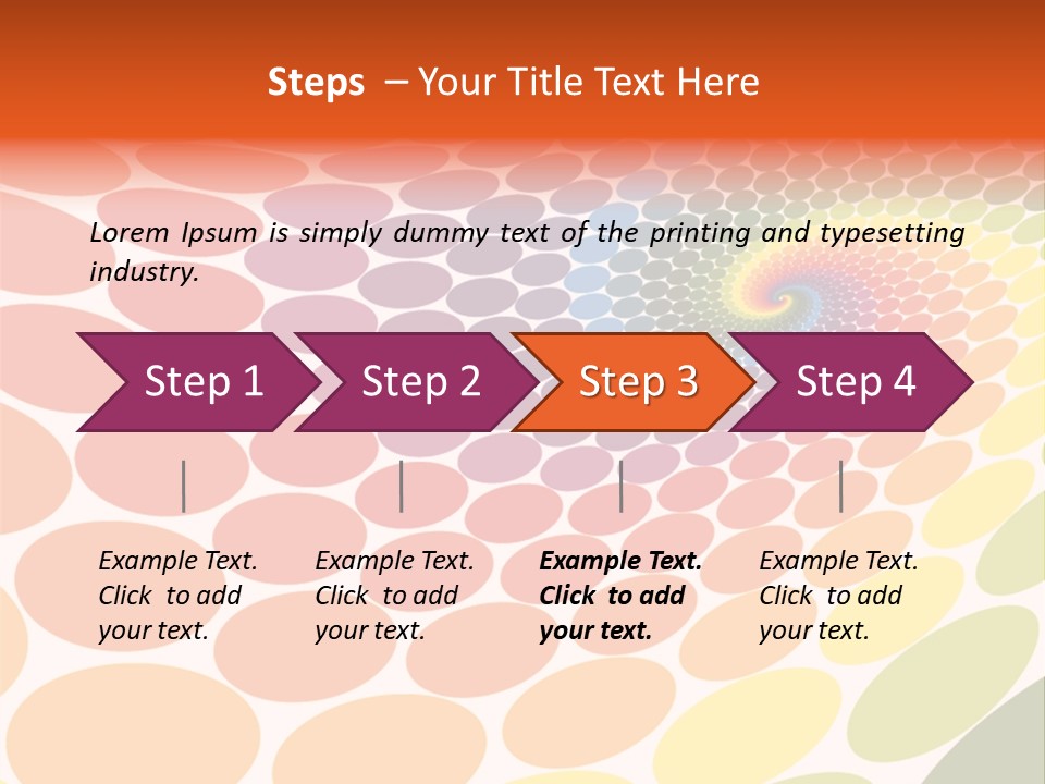 Celebration Abstract Backdrop PowerPoint Template