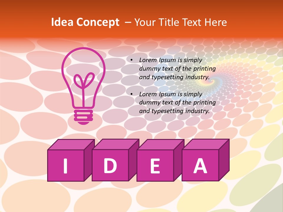 Celebration Abstract Backdrop PowerPoint Template