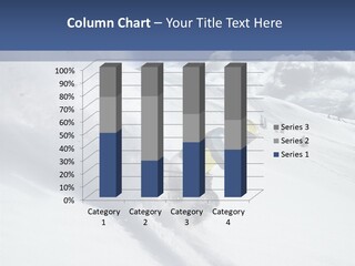 Freeze Mountainside White PowerPoint Template