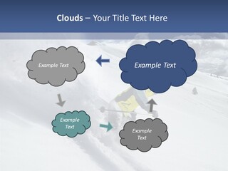 Freeze Mountainside White PowerPoint Template