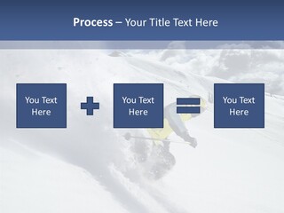 Freeze Mountainside White PowerPoint Template