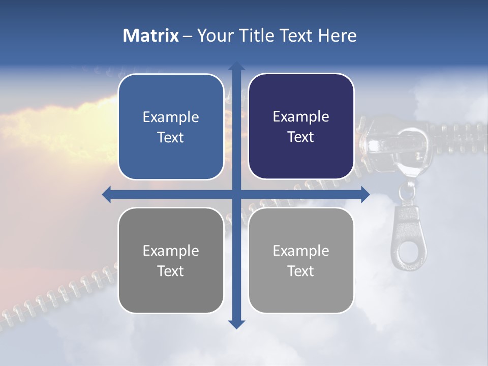 Sunset Sunbeam Beautiful PowerPoint Template