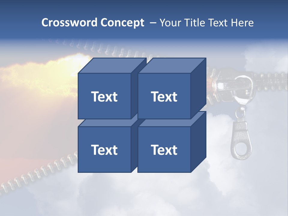 Sunset Sunbeam Beautiful PowerPoint Template