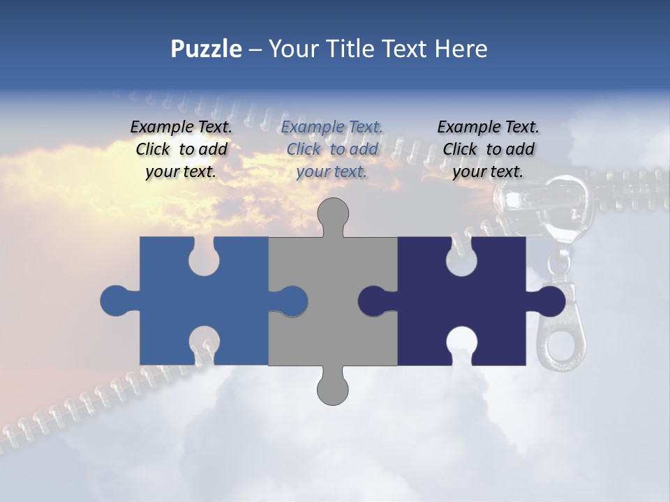 Sunset Sunbeam Beautiful PowerPoint Template