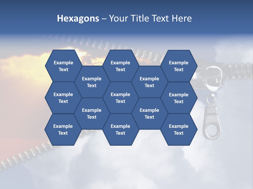 Sunset Sunbeam Beautiful PowerPoint Template