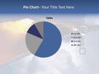 Sunset Sunbeam Beautiful PowerPoint Template