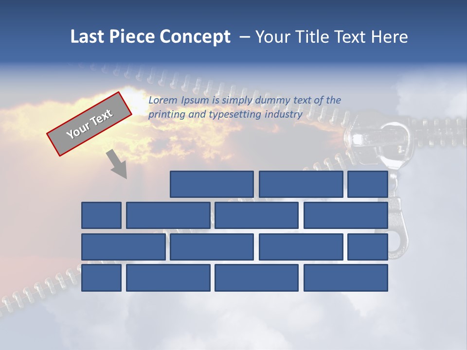 Sunset Sunbeam Beautiful PowerPoint Template