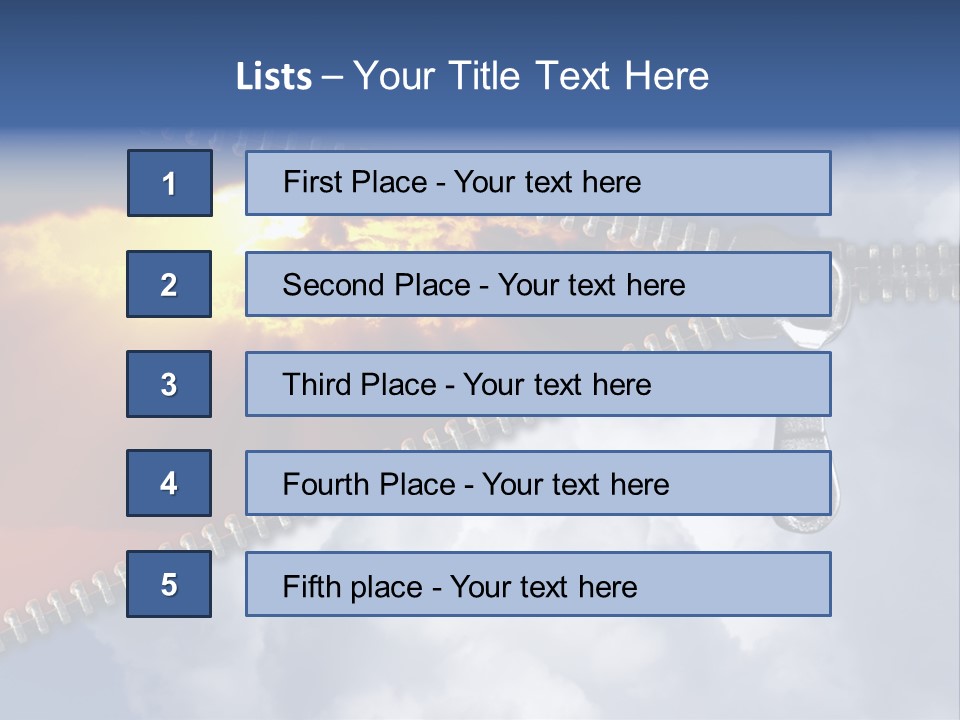 Sunset Sunbeam Beautiful PowerPoint Template