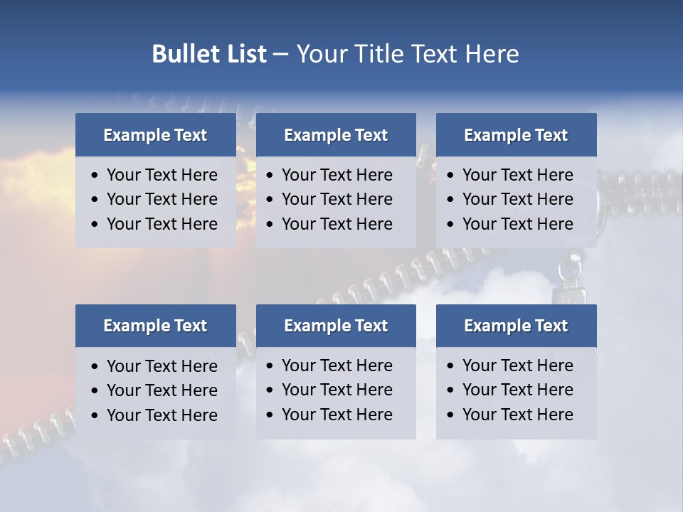 Sunset Sunbeam Beautiful PowerPoint Template