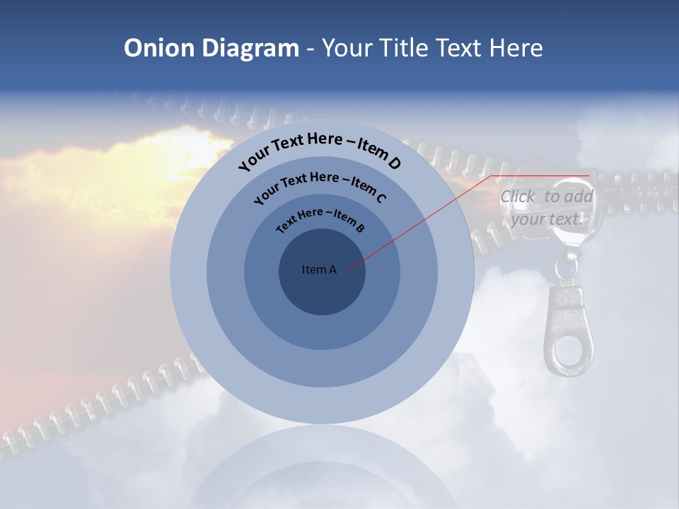 Sunset Sunbeam Beautiful PowerPoint Template