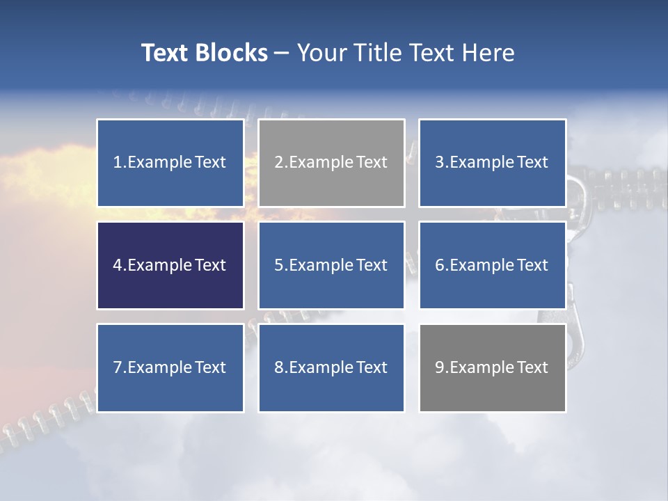 Sunset Sunbeam Beautiful PowerPoint Template