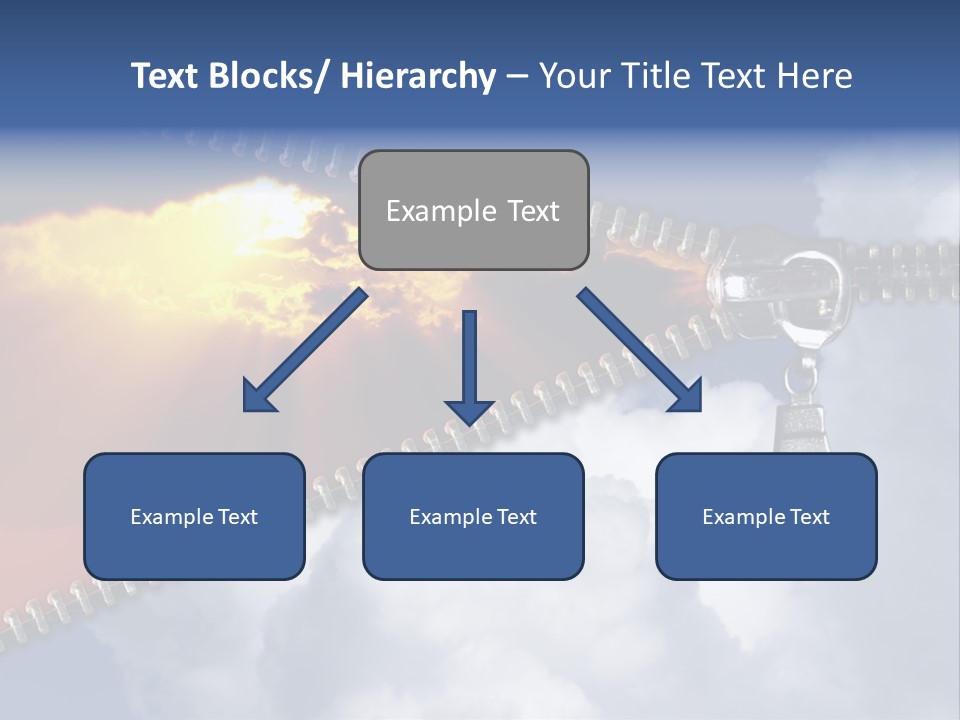 Sunset Sunbeam Beautiful PowerPoint Template