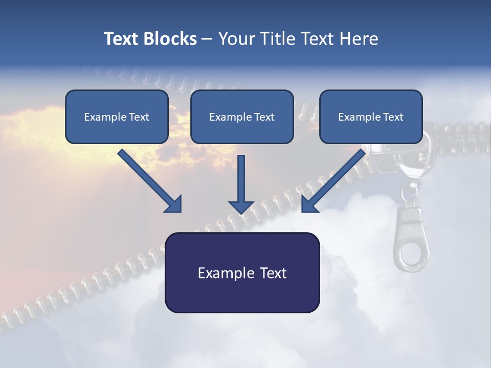 Sunset Sunbeam Beautiful PowerPoint Template