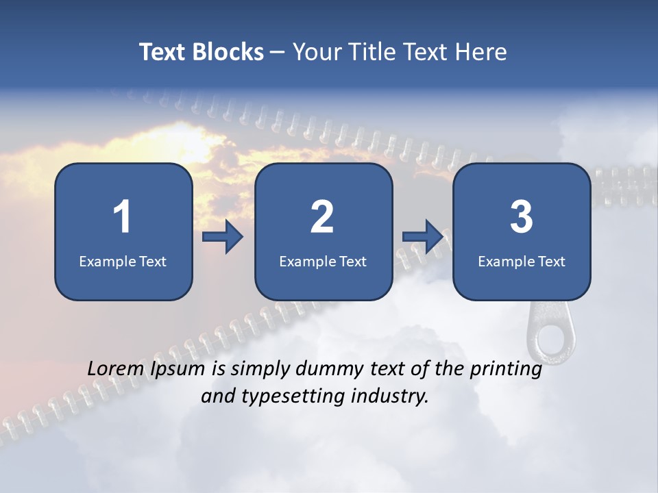 Sunset Sunbeam Beautiful PowerPoint Template