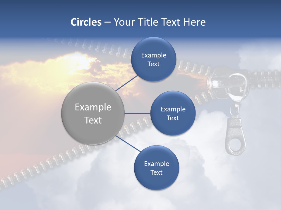 Sunset Sunbeam Beautiful PowerPoint Template