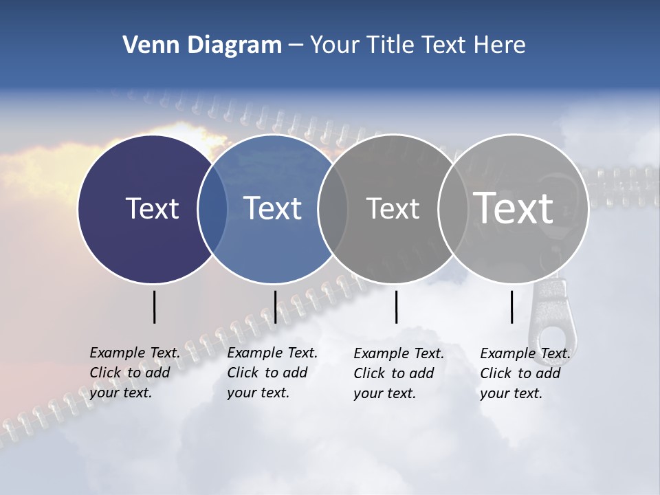 Sunset Sunbeam Beautiful PowerPoint Template