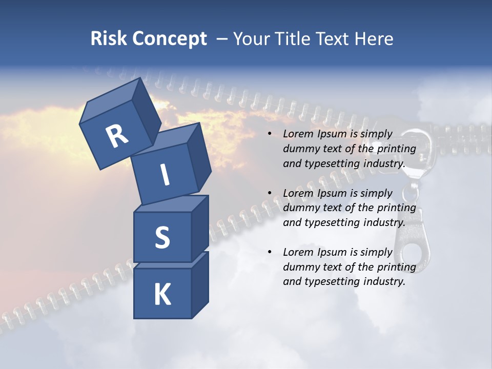 Sunset Sunbeam Beautiful PowerPoint Template