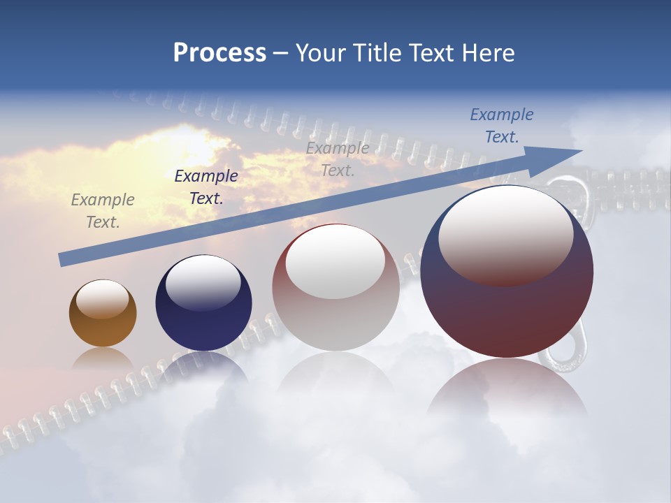 Sunset Sunbeam Beautiful PowerPoint Template