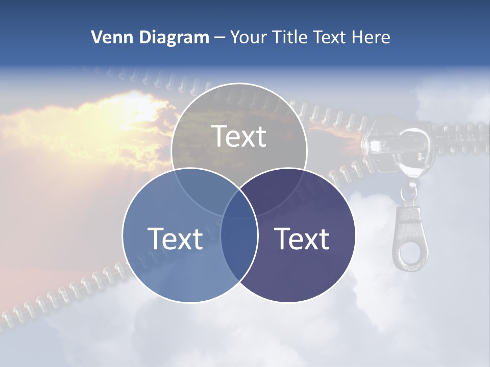 Sunset Sunbeam Beautiful PowerPoint Template