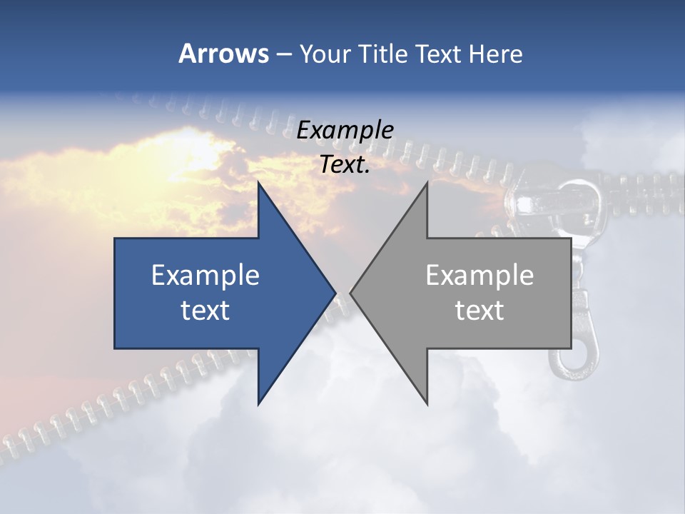 Sunset Sunbeam Beautiful PowerPoint Template