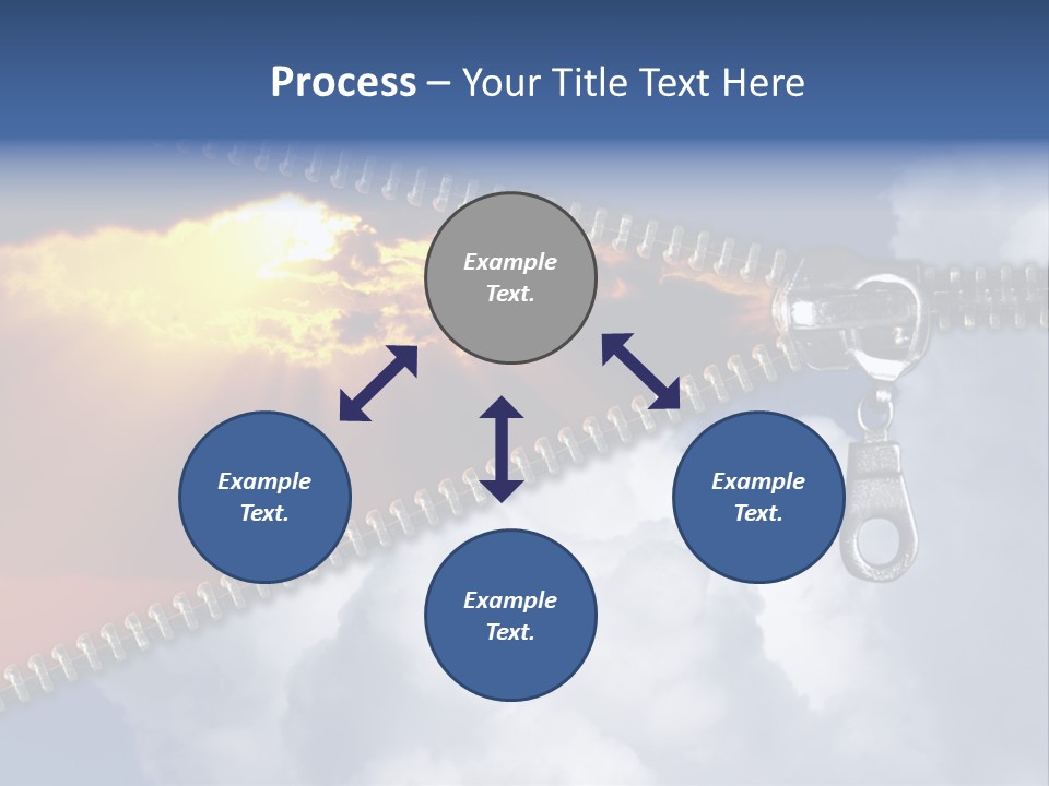 Sunset Sunbeam Beautiful PowerPoint Template