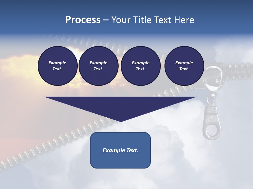 Sunset Sunbeam Beautiful PowerPoint Template
