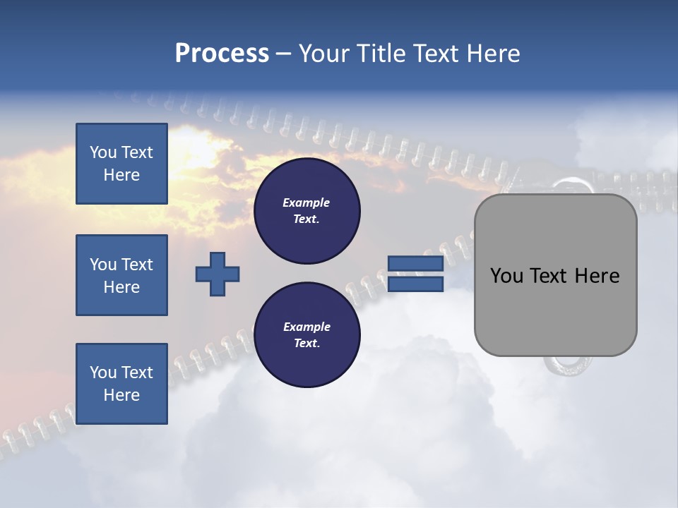 Sunset Sunbeam Beautiful PowerPoint Template